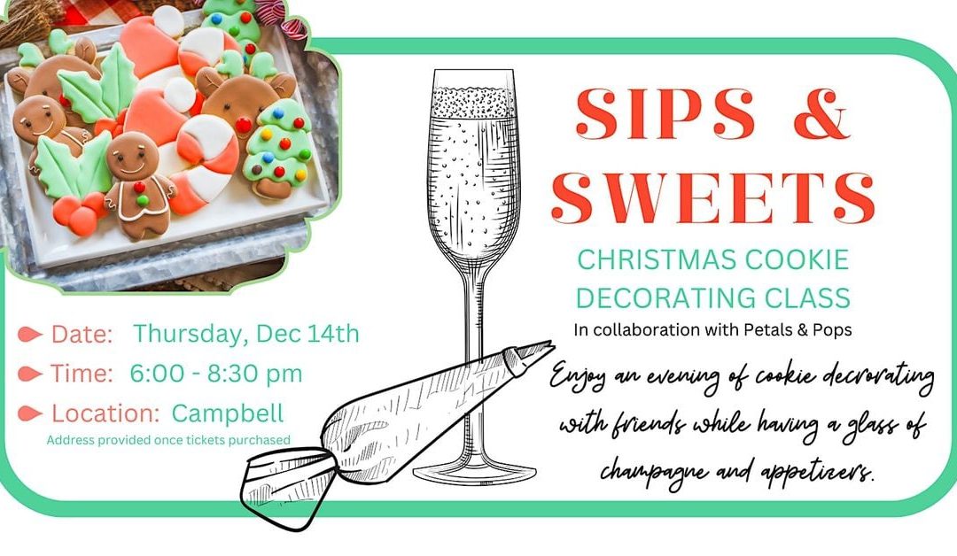 Unlock the Art of Cookie Decorating with Champagne & Appetizers!