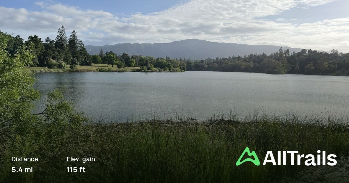 Los Gatos Creek Trail: A serene journey from Camden Ponds to Vasona Reservoir.